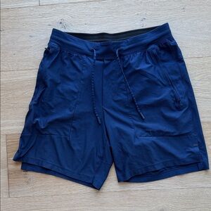 Lululemon Athletica Deep Blue Athletic Shorts